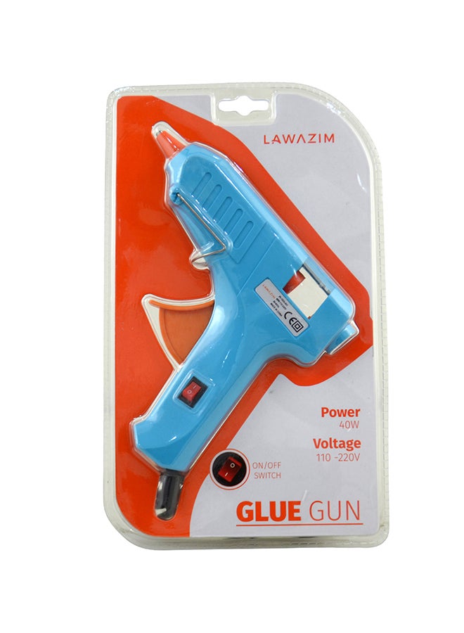 LAWAZIM Glue Gun With Switch 40W Blue  - Image 2