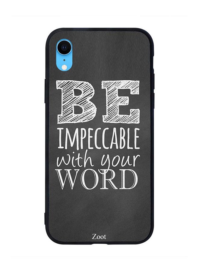 Zoot Skin Case Cover -for Apple iPhone XR Be Impeccable With Your Word Be Impeccable With Your Word 