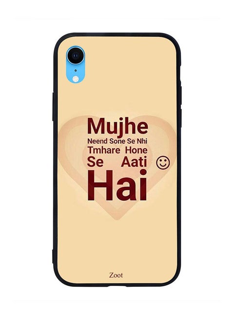 Skin Case Cover -for Apple iPhone XR Mujhe Neend Sone Se Nahi Tmhre Hone Se Aati Hai Mujhe Neend Sone Se Nahi Tmhre Hone Se Aati Hai