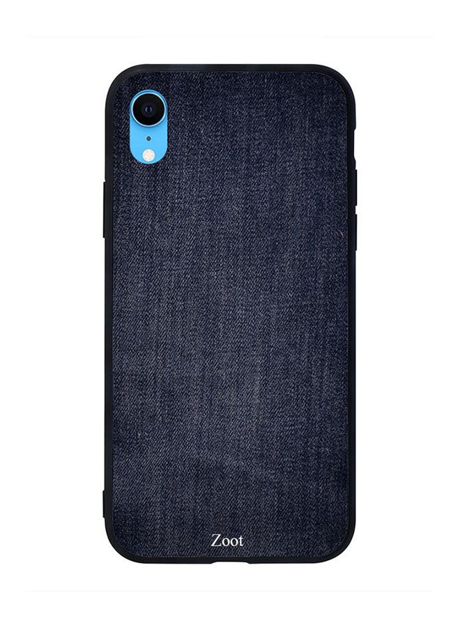 Zoot Skin Case Cover -for Apple iPhone XR Dark Blue Jeans Pattern Dark Blue Jeans Pattern