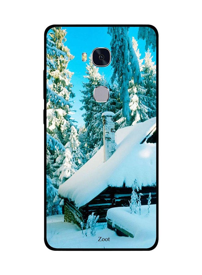 Protective Case Cover For Huawei Honor 5X Snow House