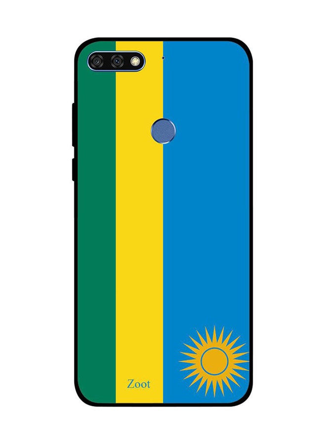 Protective Case Cover For Huawei Honor 7C Rwanda Flag