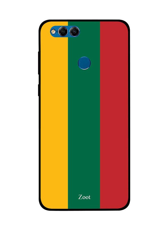 Protective Case Cover For Huawei Honor 7X Lithuania Flag
