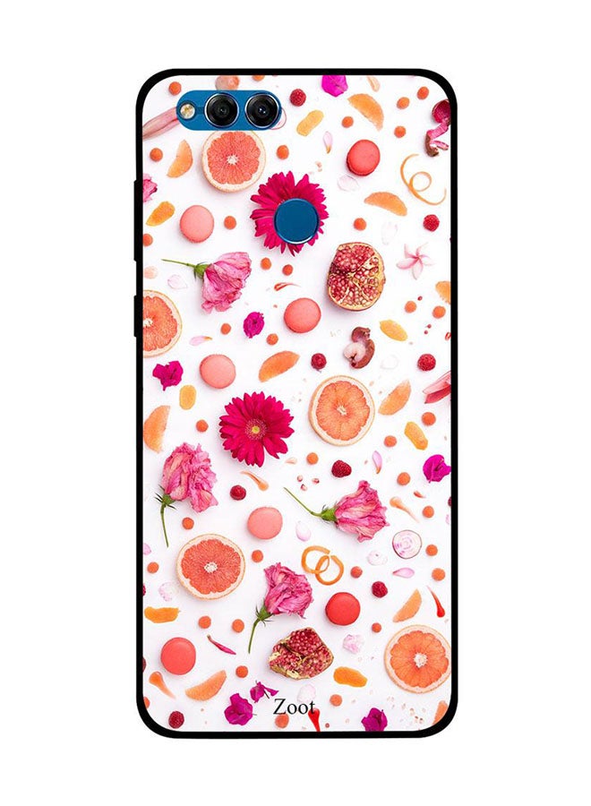 Protective Case Cover For Huawei Honor 7X Flowers Fruits