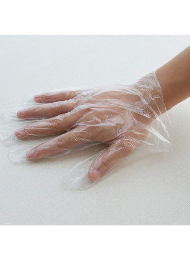 500-Piece Plastic Disposable Gloves Clear 23x26cm  - Image 2