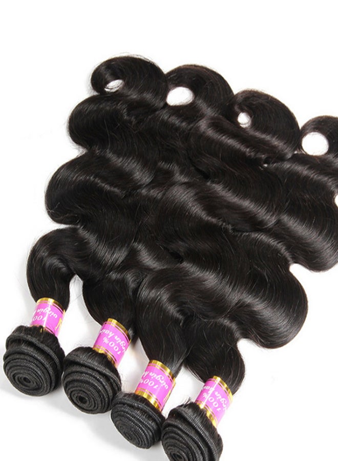 Long Curly Hair Wig Black 22inch - Image 3