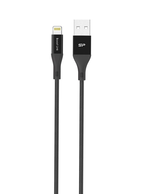 Lightning Data Sync And Charging Cable Black