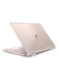 إتش بي كمبيوتر محمول سبكتر  x360 13T قابل للطي 2 في 1 مع شاشة قياس 13.3 بوصة ومعالج كور i7/ذاكرة وصول عشوائي سعة 8 غيغابايت/قرص صلب SSD بسعة 512 غيغابايت/بطاقة رسومات مدمجة مع قلم فعال ذهبي وردي  - Image 2
