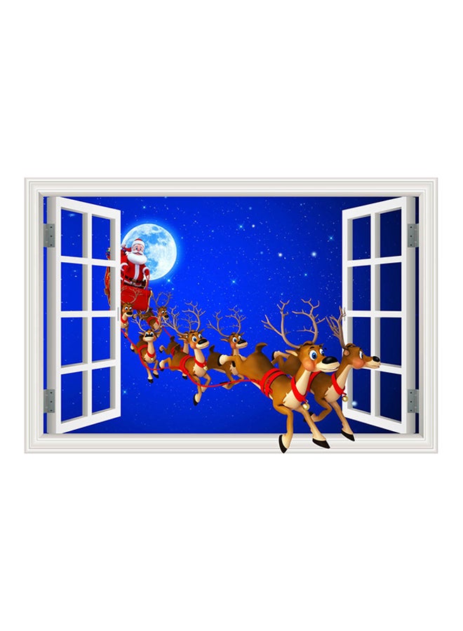 Santa Claus Wall Sticker Multicolour 32X48inch - Image 1
