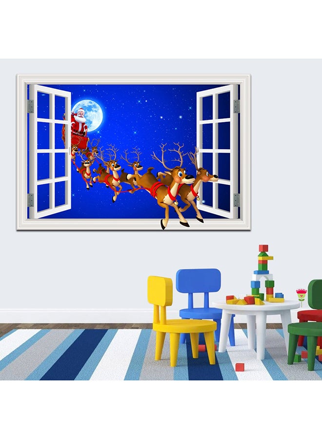 Santa Claus Wall Sticker Multicolour 32X48inch - Image 2