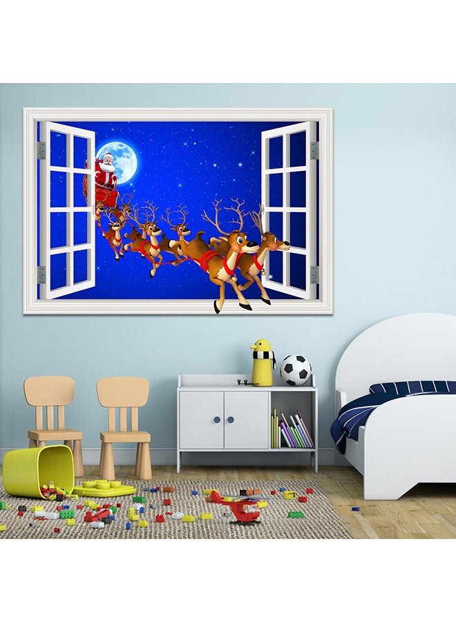 Santa Claus Wall Sticker Multicolour 32X48inch - Image 3