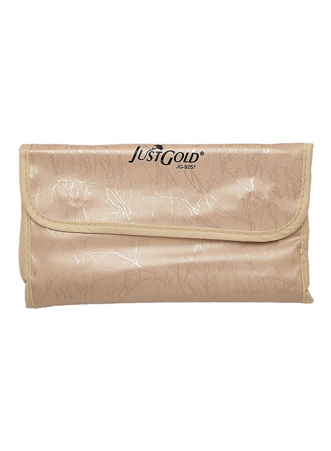 JUST GOLD 18-Piece Brush Set With Bag Brown/Silver  - Image 4
