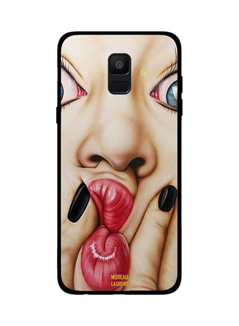 Protective Case Cover For Samsung Galaxy A6 Whistling With Lips