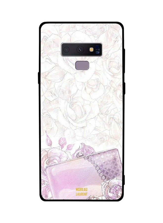 Moreau Laurent Protective Case Cover For Samsung Galaxy Note9 Pink Roses And Pouch 