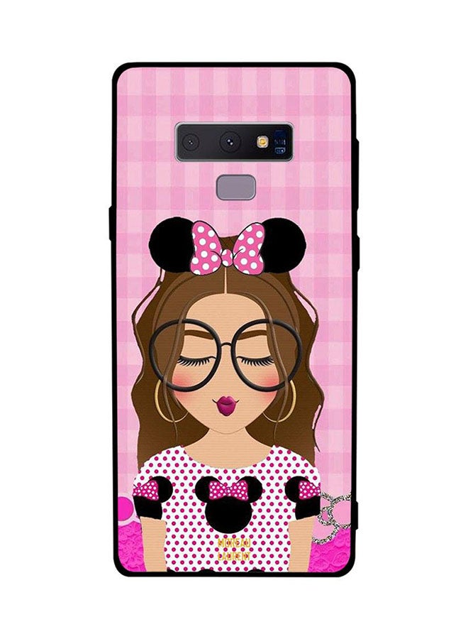 Moreau Laurent Protective Case Cover For Samsung Galaxy Note9 Cute Girl Pink Hairclip