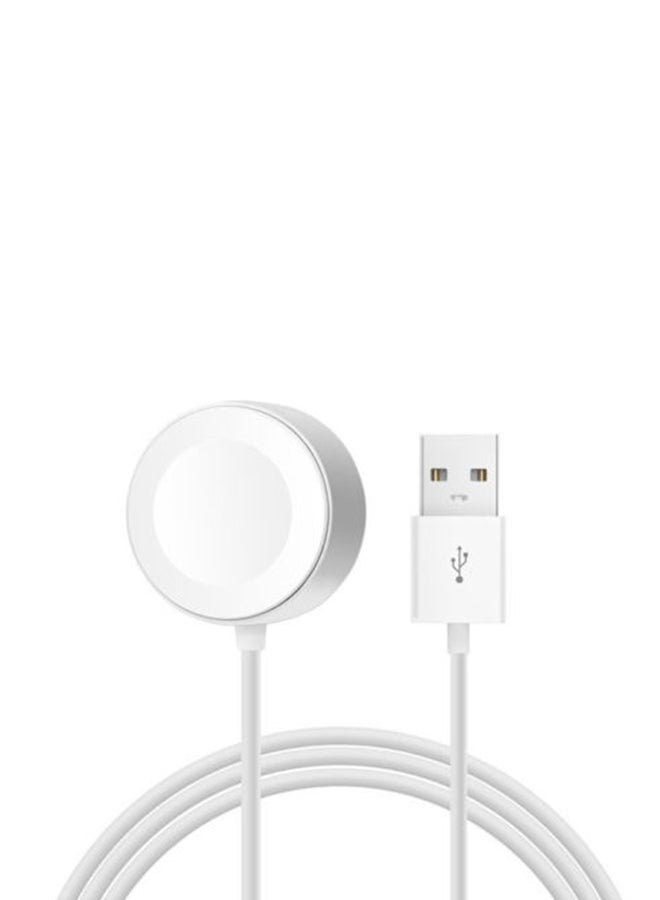 iWatch Magnetic USB Charging Cable for 38/42mm Series 1/2/3 White 