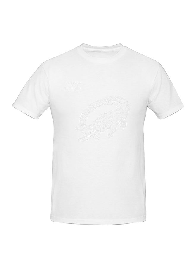 Catfish And The Bottlemen The Ride Printed Cotton Short Sleeve T-Shirt White  - Image 1