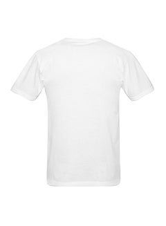 Generic Dj Avicii Funny Logo Printed Cotton Short Sleeve T-Shirt White  - Image 2