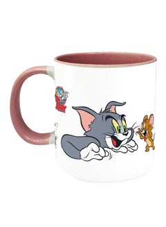 Impress Tom And Jerry Printed Coffee Mug White/Grey/Red 