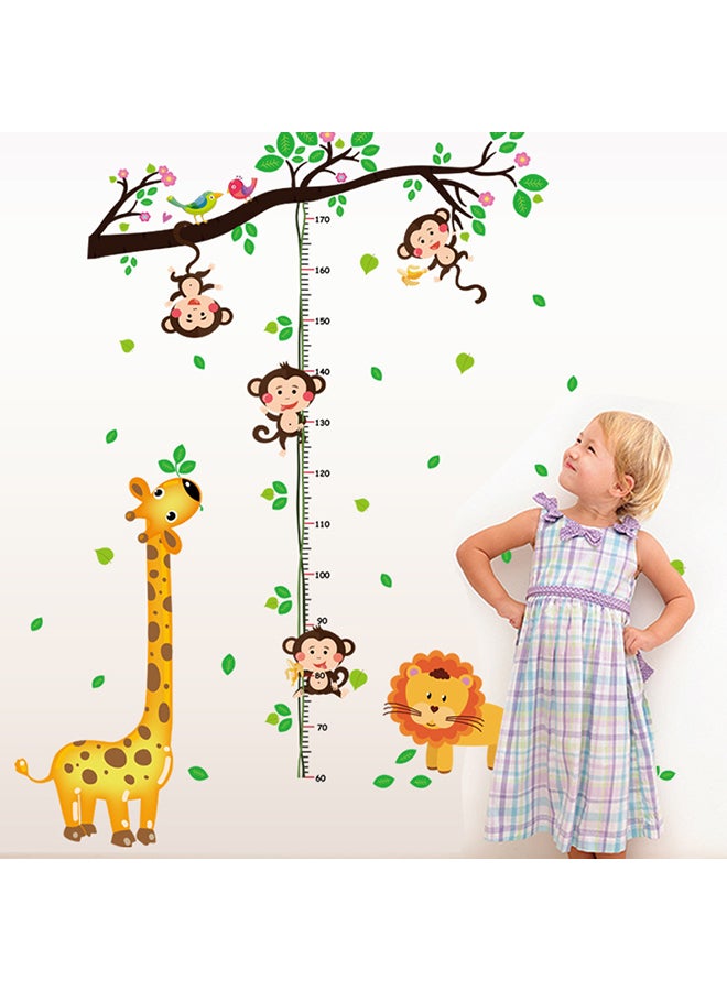 ملصق جداري بتصميم قرود متعدد الألوان 90x60سم - Image 1