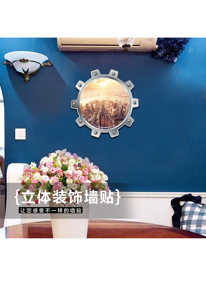 3D Special Effects Window Wall Sticker Multicolour 50x50cm - Image 2