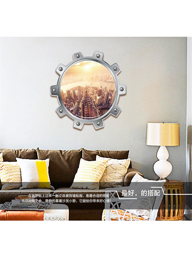 3D Special Effects Window Wall Sticker Multicolour 50x50cm - Image 4