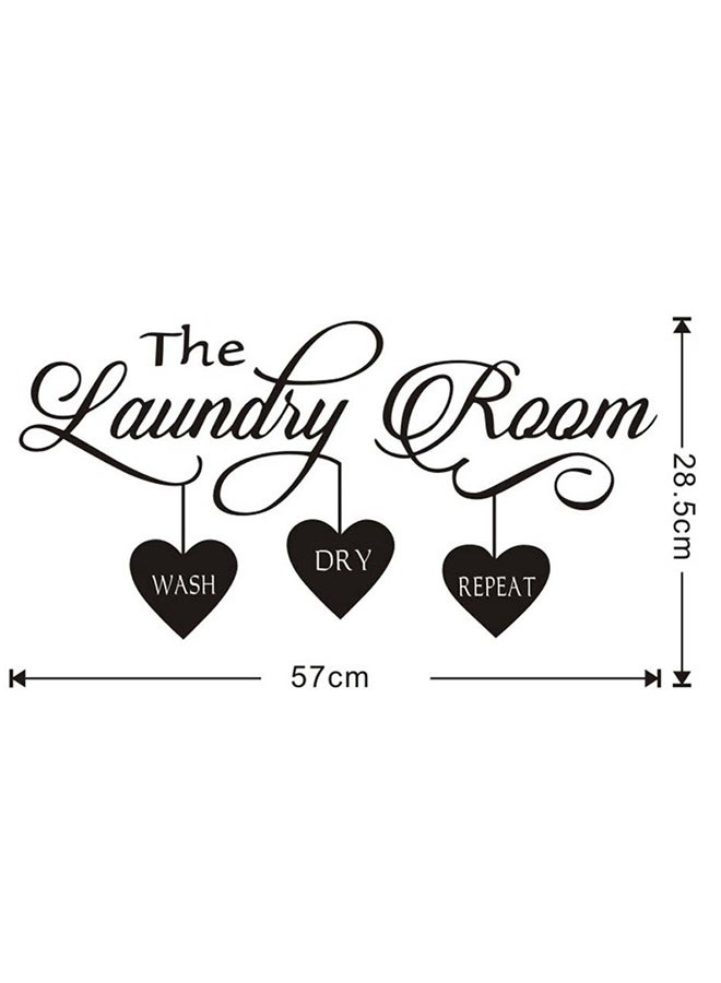 Laundry Room Wall Sticker Multicolour 57 x 28.5centimeter - Image 4