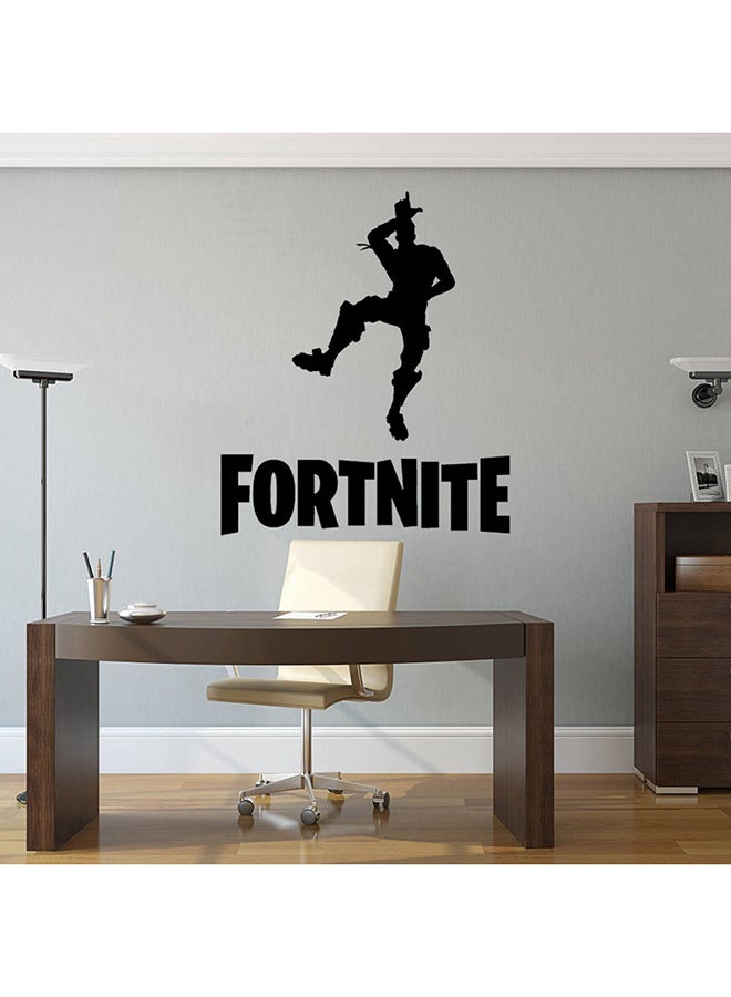 Fortnite Character Wall Sticker Black 48 x 58cm - Image 2