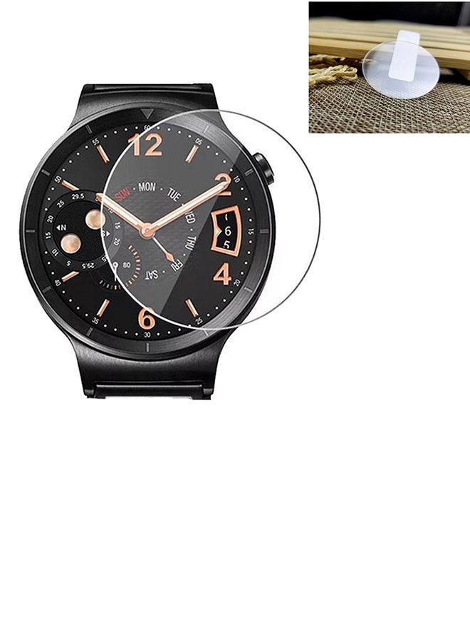 Voberry 4-Piece Tempered Glass Screen Protector For Samsung Galaxy Watch 46mm Clear - Image 2