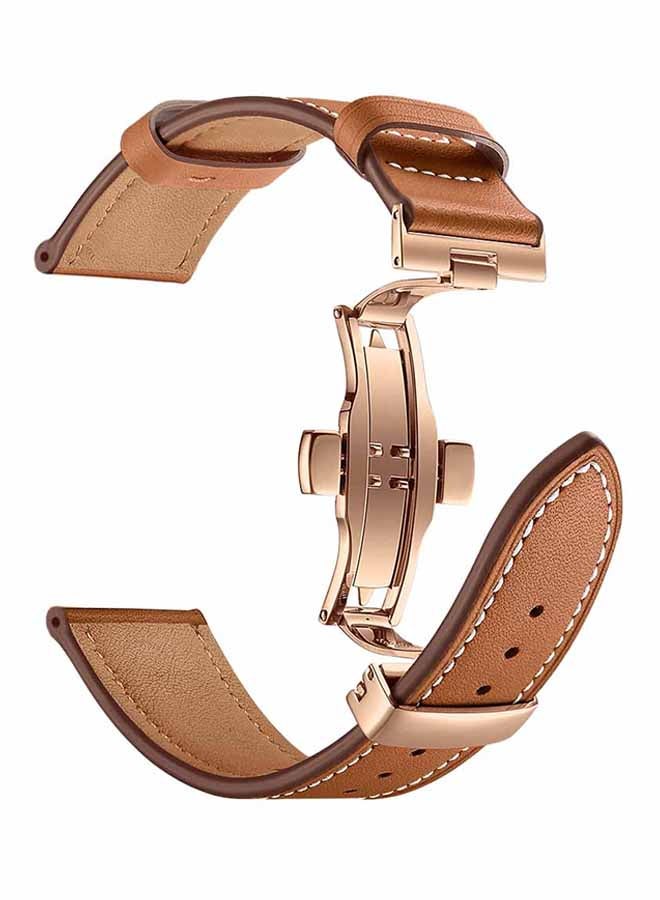 Voberry Replacement Band Strap For Apple Watch 4 44mm Brown - Image 3