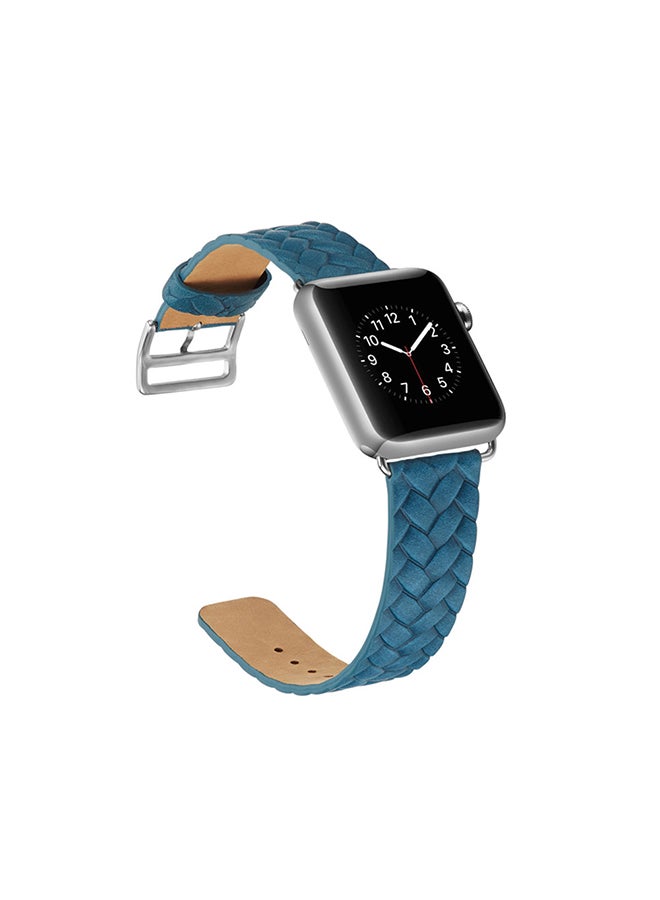 Voberry Replacement Band For Apple Watch Series 1/2/3 42mm Blue - Image 4