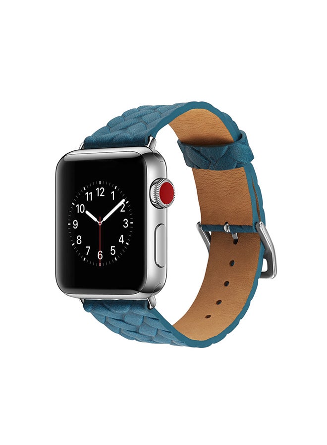 Voberry Replacement Band For Apple Watch Series 1/2/3 42mm Blue - Image 3