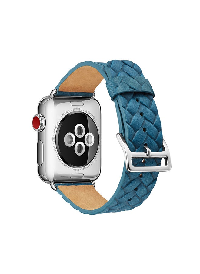 Voberry Replacement Band For Apple Watch Series 1/2/3 42mm Blue - Image 2