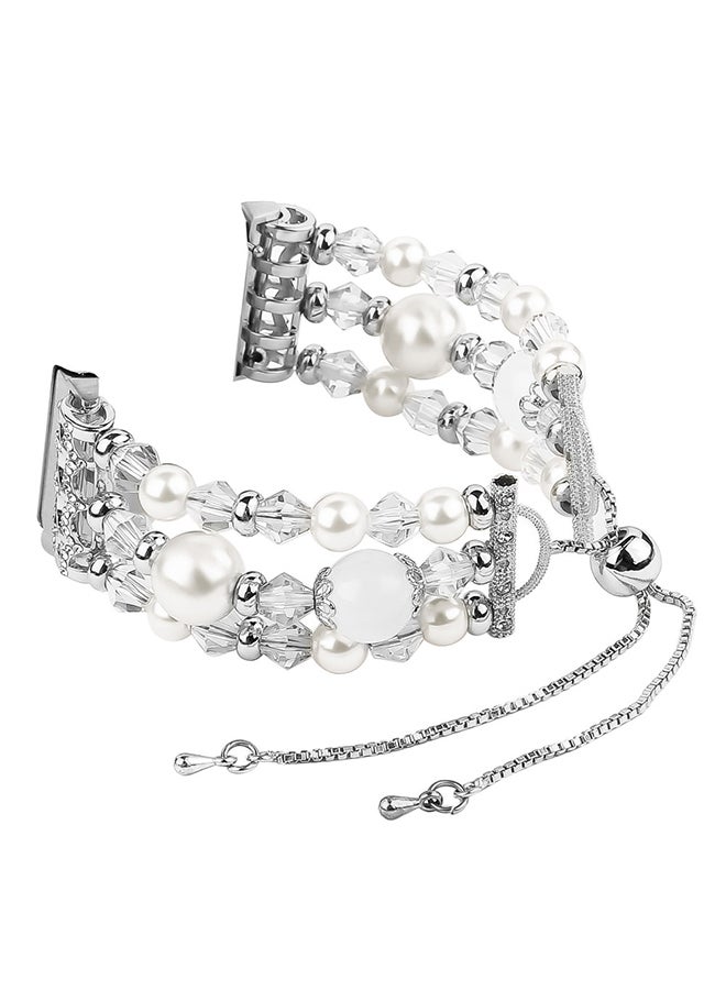 Voberry Replacment Band Strap For Fitbit Versa Silver - Image 1