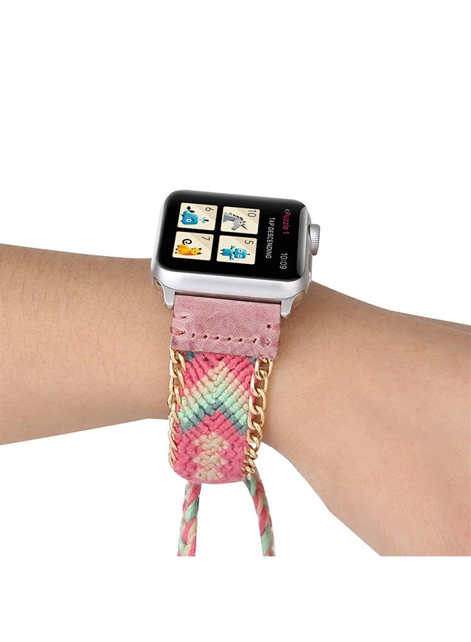 Voberry Replacement Band For Apple Watch Series 1/2/3 38mm Multicolour  - Image 4
