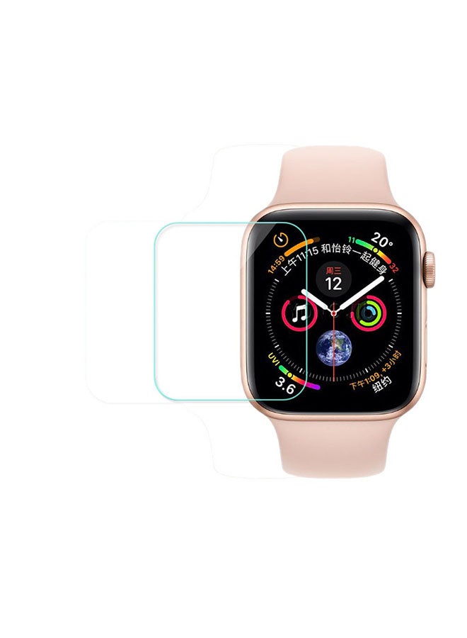 Tempered Glass Screen Protector Film For Apple Watch Series 4 44mm Multicolor - Image 1