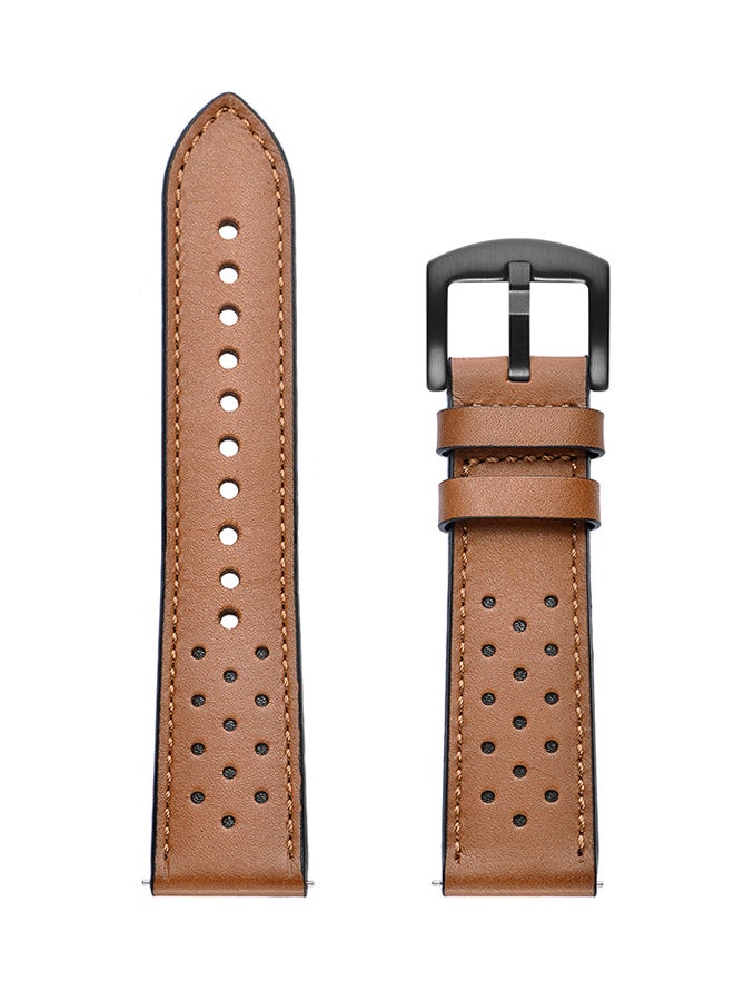 Voberry Replacement Band For Samsung Galaxy Watch 42/40/44mm Brown - Image 3