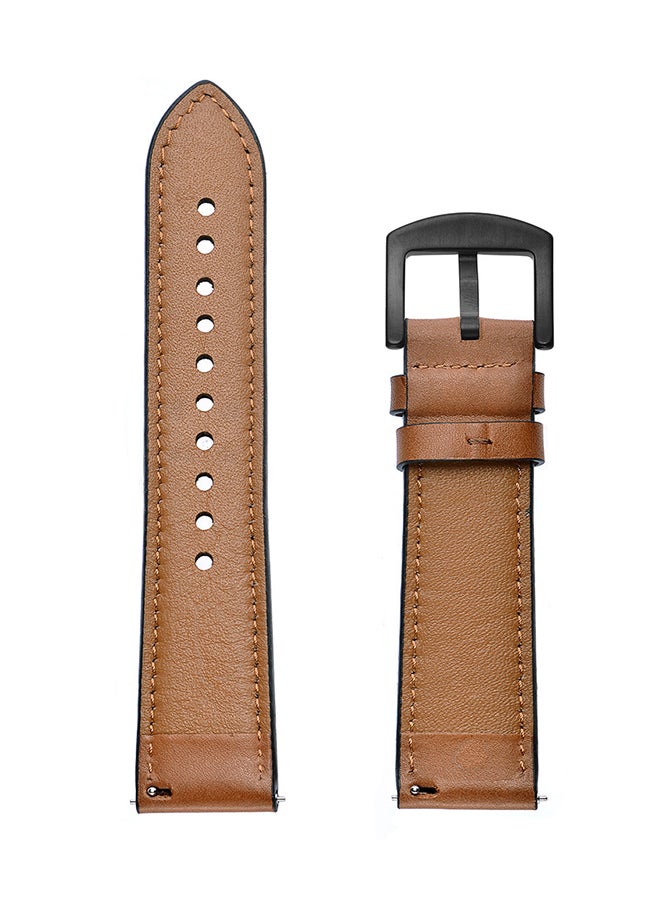 Voberry Replacement Band For Samsung Galaxy Watch 42/40/44mm Brown - Image 4