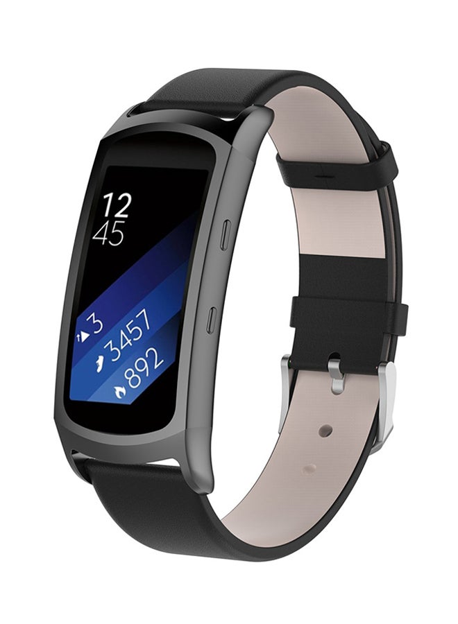 Voberry Replacement Band Strap With Adapter For Samsung Gear Fit2/Fit 2 Pro Black - Image 4