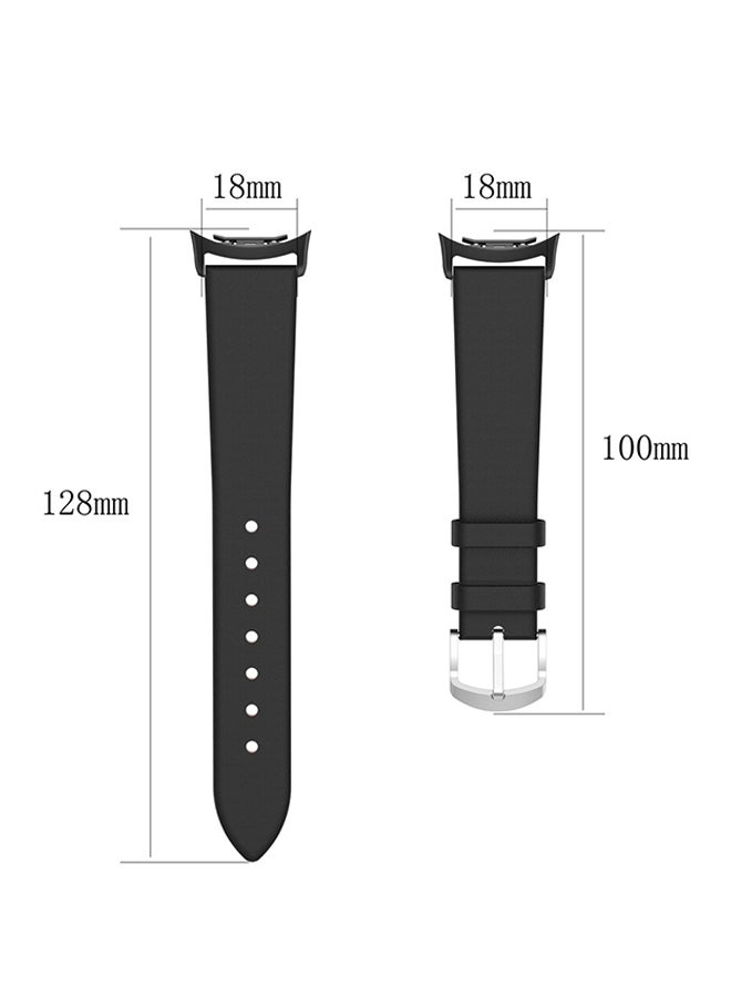 Voberry Replacement Band Strap With Adapter For Samsung Gear Fit2/Fit 2 Pro Black - Image 3