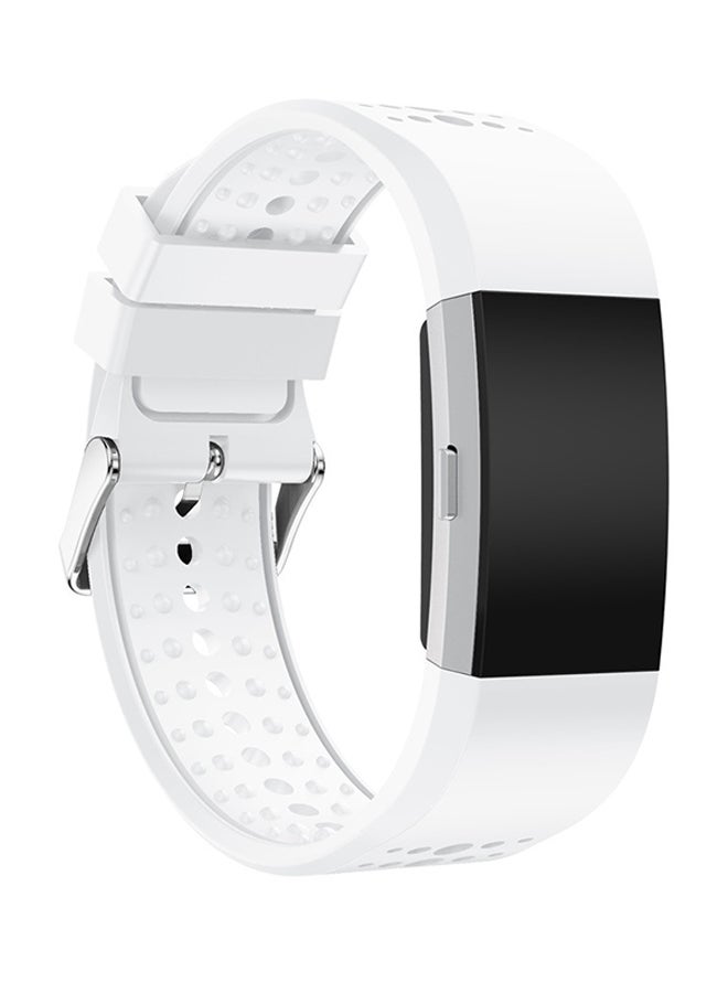 Voberry Replacement Band For Fitbit Charge 2 White - Image 4