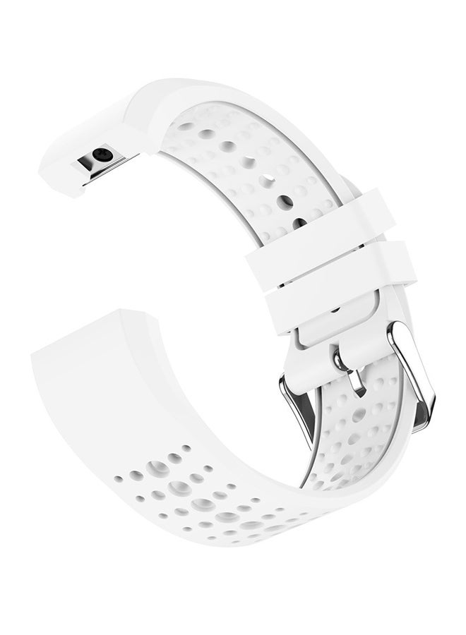 Voberry Replacement Band For Fitbit Charge 2 White - Image 1