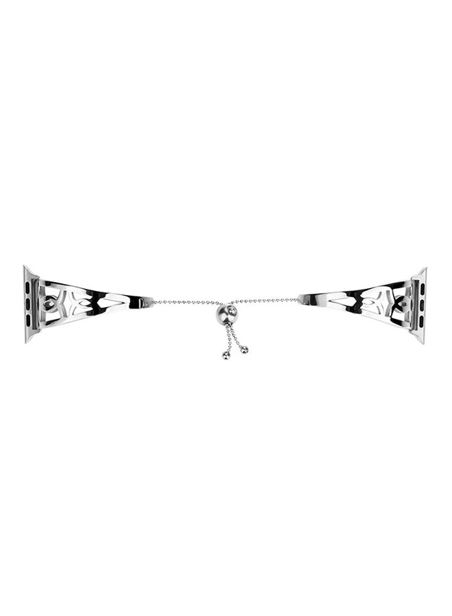 Voberry Replacement Watch Band Strap For Apple 4 44mm Silver - Image 2