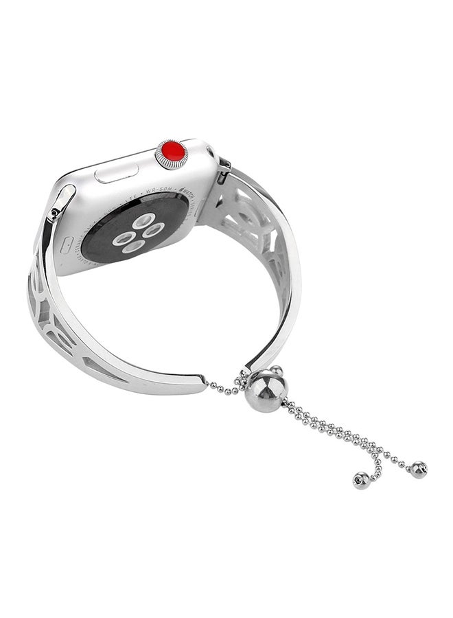 Voberry Replacement Watch Band Strap For Apple 4 44mm Silver - Image 3