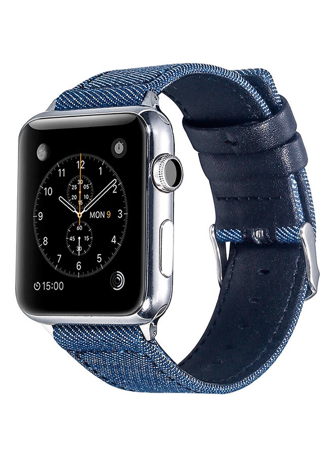 Voberry Replacement Band Strap For Apple Watch Series 4 40mm Dark Blue - Image 3