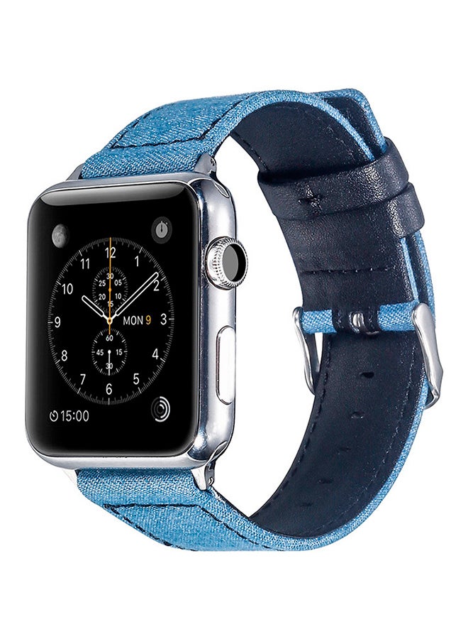 Voberry Replacement Band Strap For Apple Watch Series 4 40mm Blue - Image 3