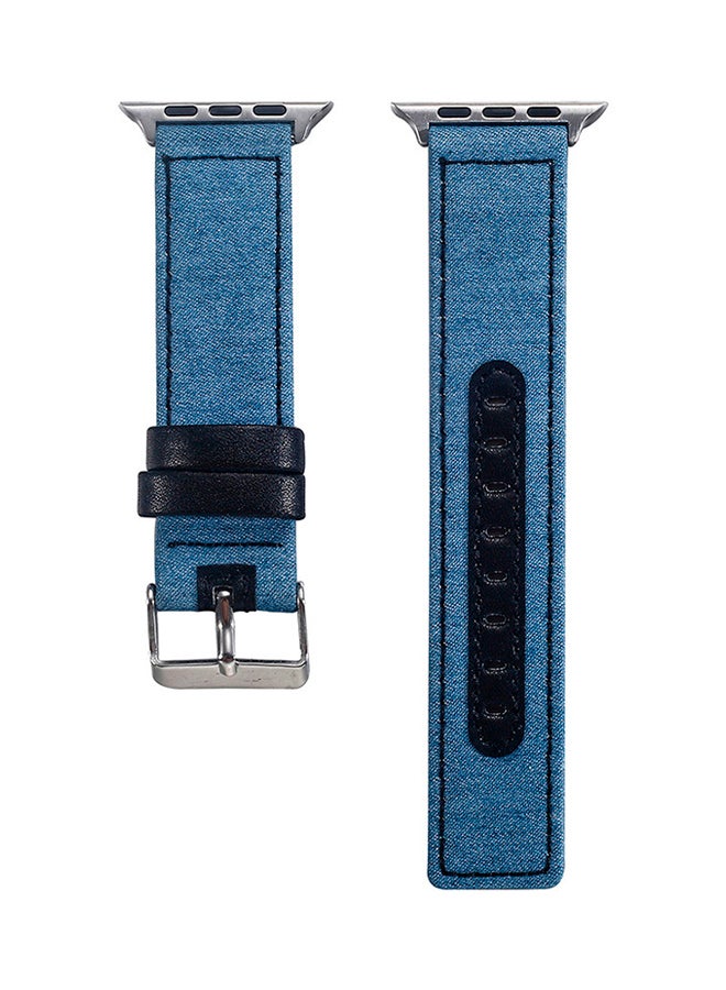 Voberry Replacement Band Strap For Apple Watch Series 4 40mm Blue - Image 2