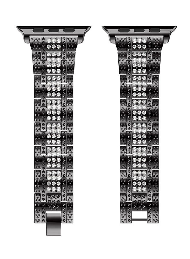 Voberry Replacement Band For Apple Watch Series 4 44mm Black - Image 2