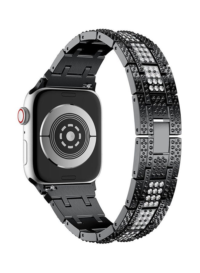 Voberry Replacement Band For Apple Watch Series 4 44mm Black - Image 3