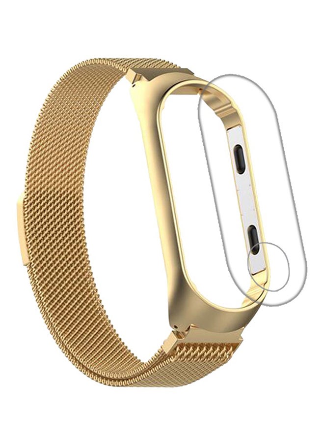 Voberry Replacement Band With Screen Protector For Xiaomi Mi 3 Gold  - Image 2